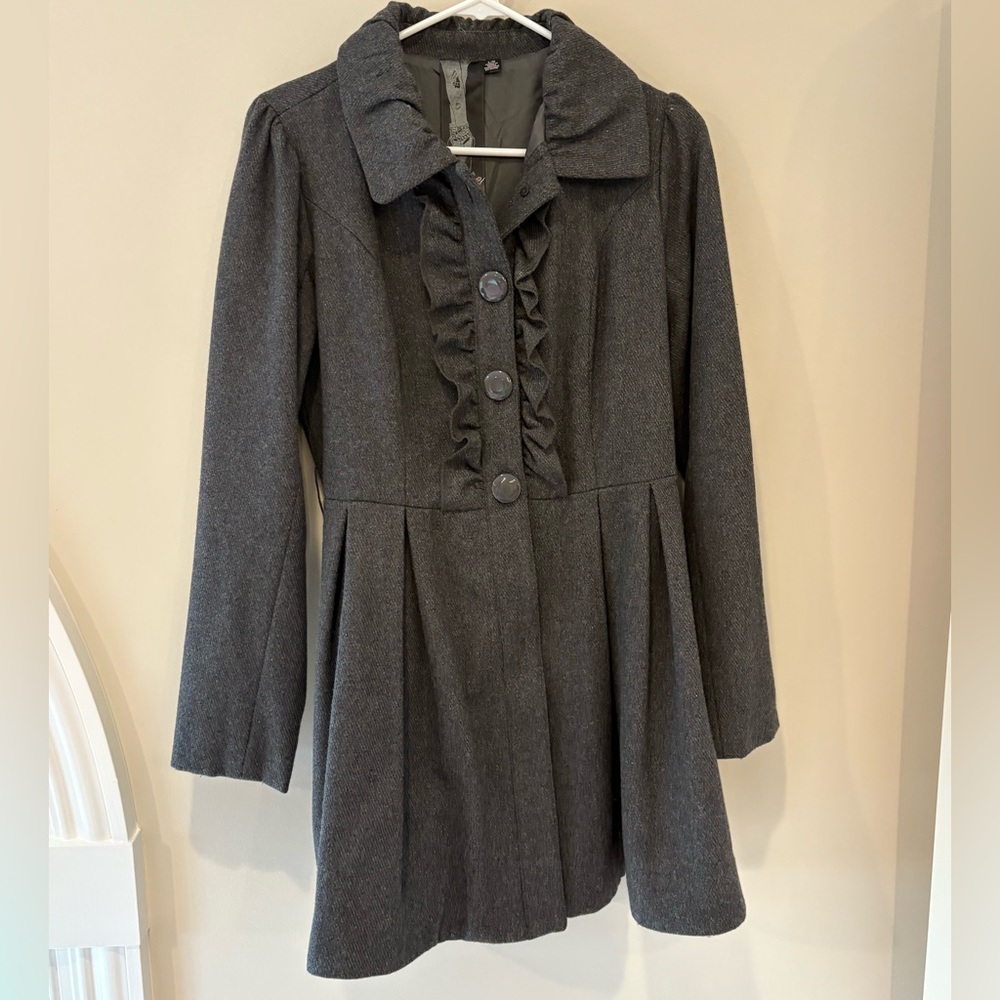 Forever 21 Charcoal Textured Jacket